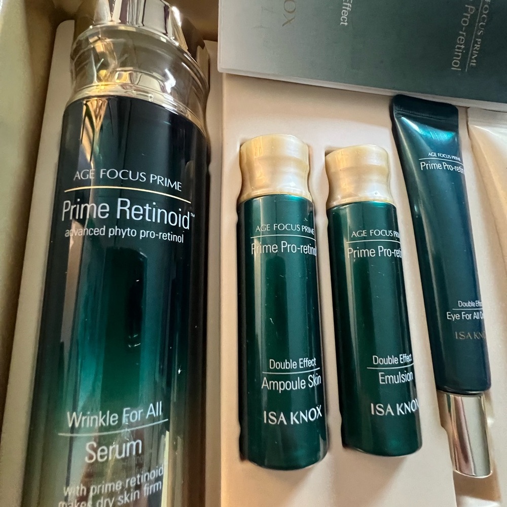 Isa Knox Prime Retinoid Eye Cream + Serum Set — Teal